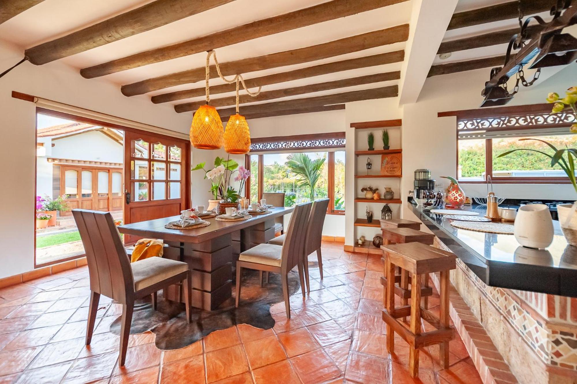 Casa De Las Flores ビージャ・デ・レイバ エクステリア 写真