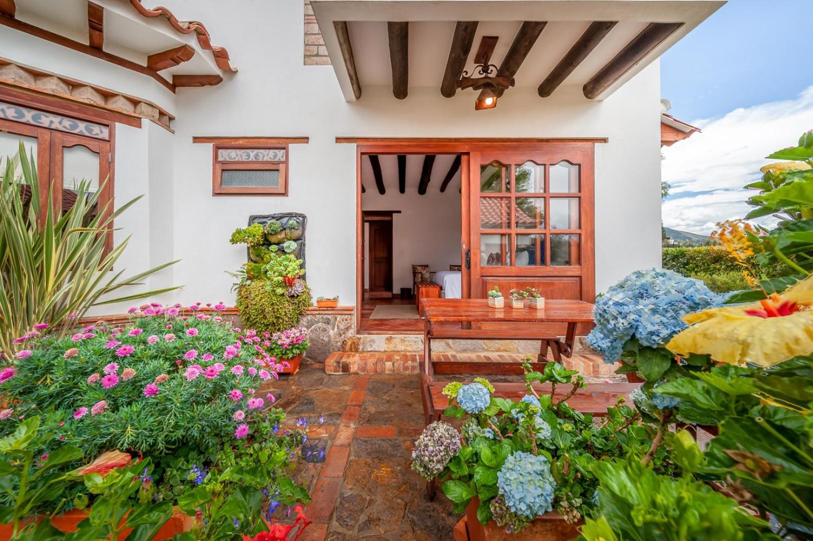 Casa De Las Flores ビージャ・デ・レイバ エクステリア 写真