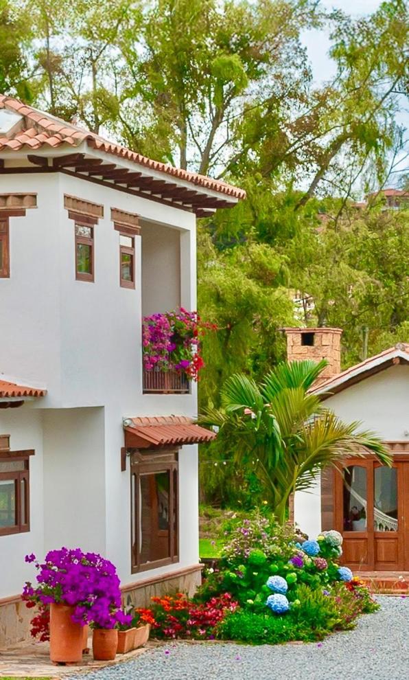 Casa De Las Flores ビージャ・デ・レイバ エクステリア 写真
