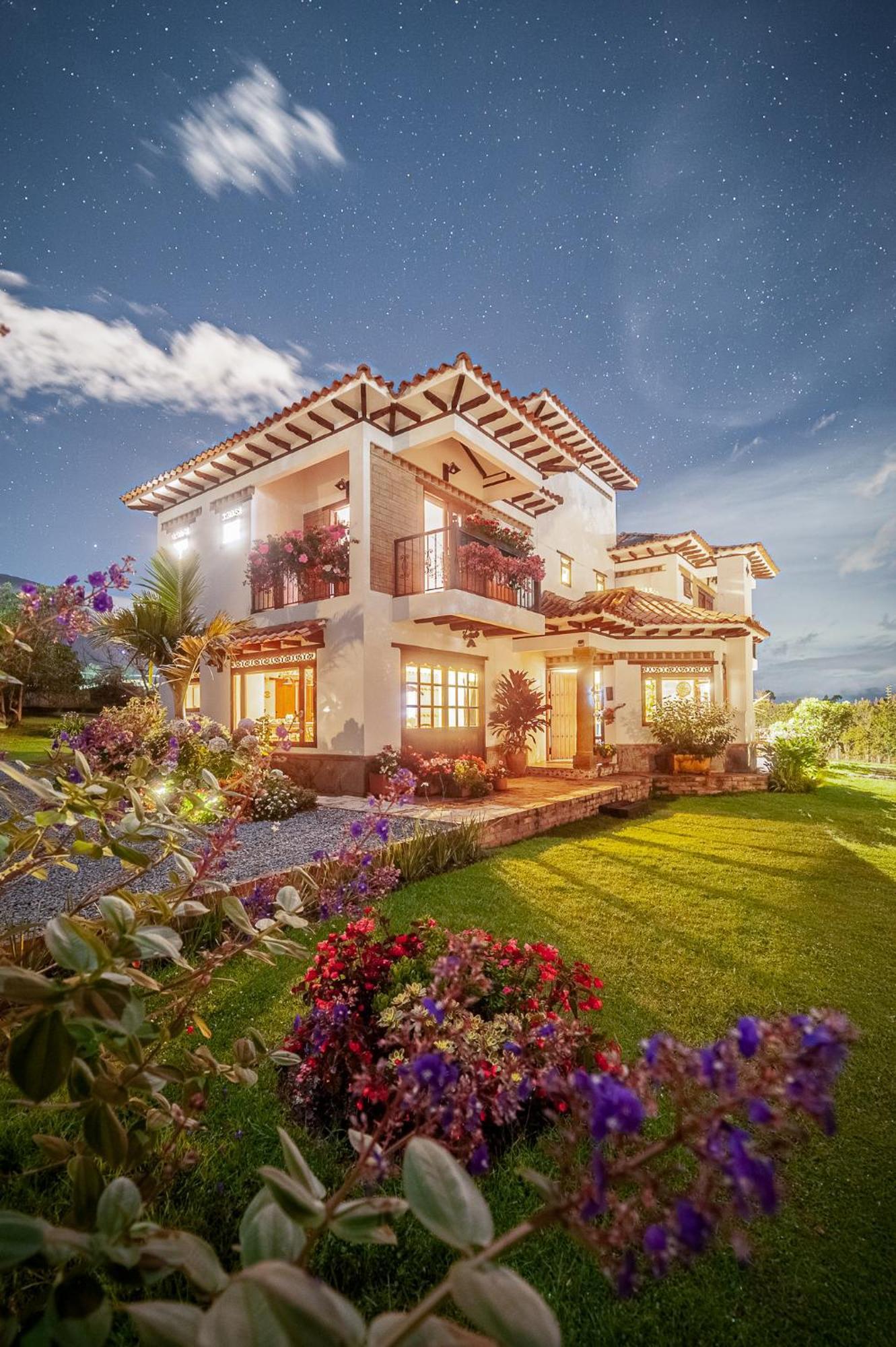 Casa De Las Flores ビージャ・デ・レイバ エクステリア 写真