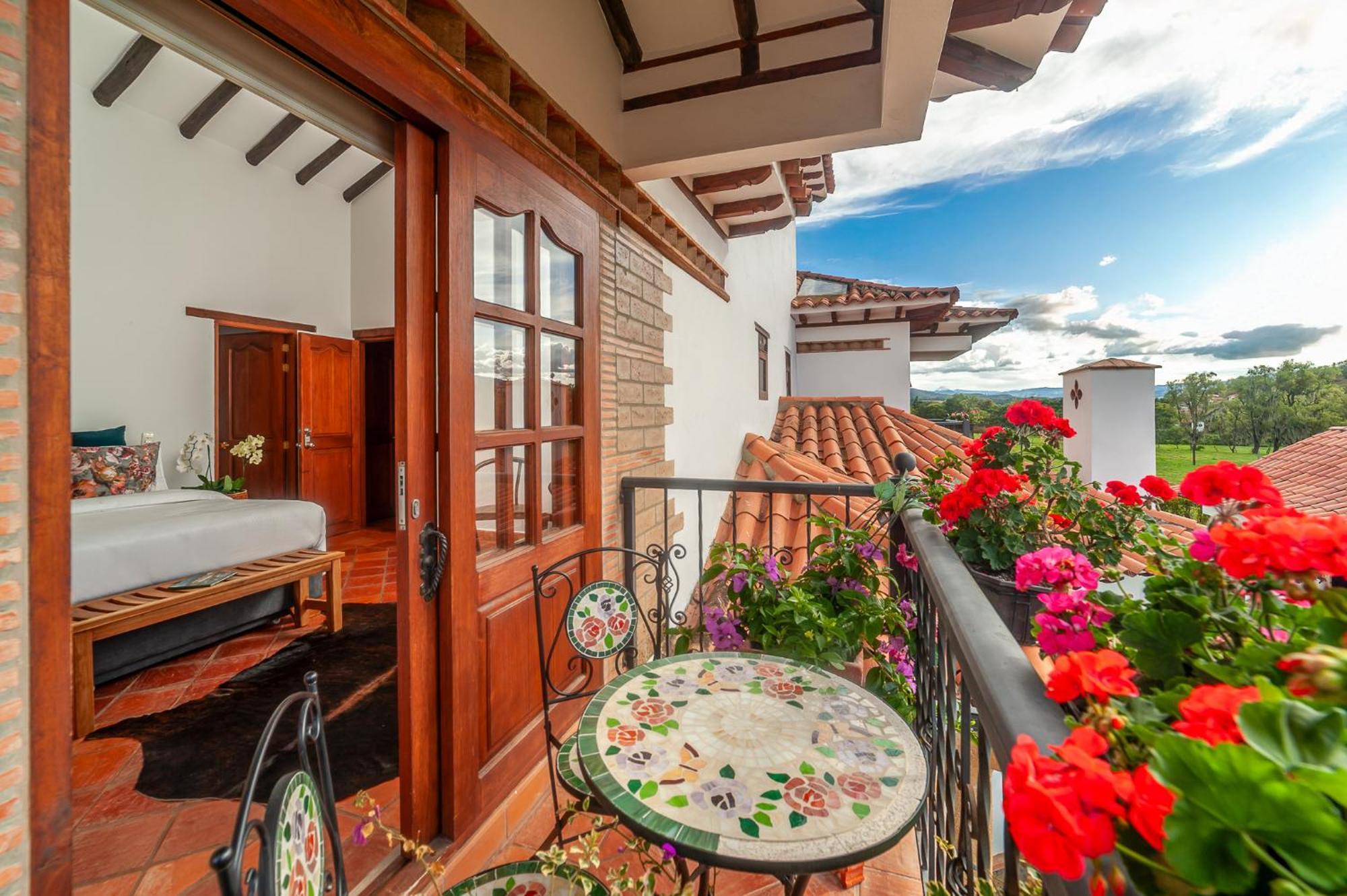 Casa De Las Flores ビージャ・デ・レイバ エクステリア 写真